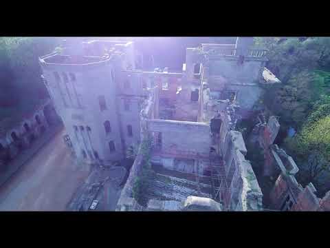 Drone footage of Guy's Cliffe House in Warwick