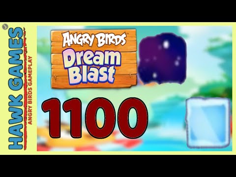 Angry Birds Dream Blast Level 1100 Extreme - Walkthrough, No Boosters