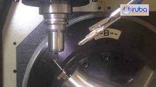 IRUBA Mat INCONEL Schaufel fräsen mit Vollkeramik Werkzeug