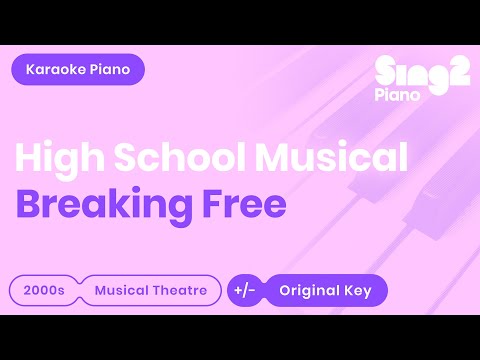 High School Musical - Breaking Free (Karaoke Piano)