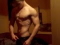 17years old bodybuilder - my first video ever :) some poses (bulking) 