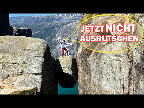 Kjeragbolten: Wanderung zum gefährlichsten Touristen Spot in Norwegen.