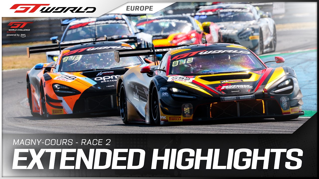 Extended Highlights | Race 2 | Magny-Cours | GT World Challenge Europe pwd by AWS