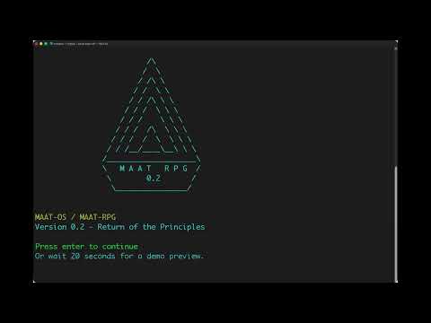 MAAT RPG Gameplay