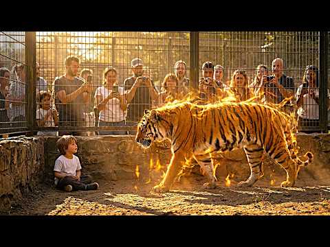 Dos niños acosados salvaron a un tigre enjaulado… y ahora es su único protector