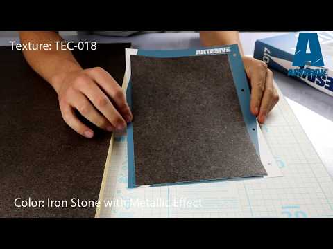 Artesive  TEC-018 Iron Stone - Texture Model of Self-adhesive Film