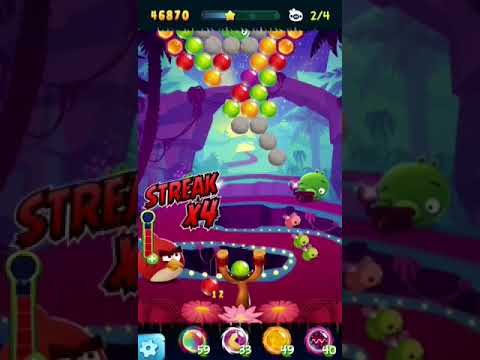 Angry Birds PoP level 690 Drop the Pigs HARD LEVEL