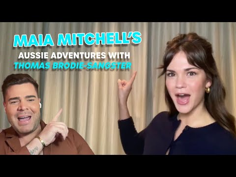 Maia Mitchell Reveals The Aussie Induction She Gave Thomas Brodie-Sangster