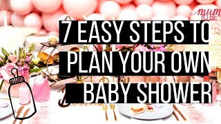 7 Easy Steps to Plan Your Baby Shower//Alcohol at a baby shower??