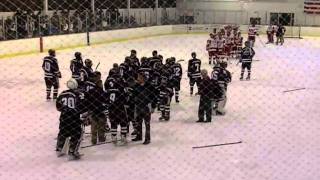 Falmouth Hockey High school Shoot-out  goal