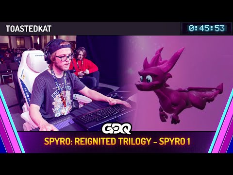 Spyro: Reignited Trilogy - Spyro 1 by toastedkat in 45:53 - Awesome Games Done Quick 2025