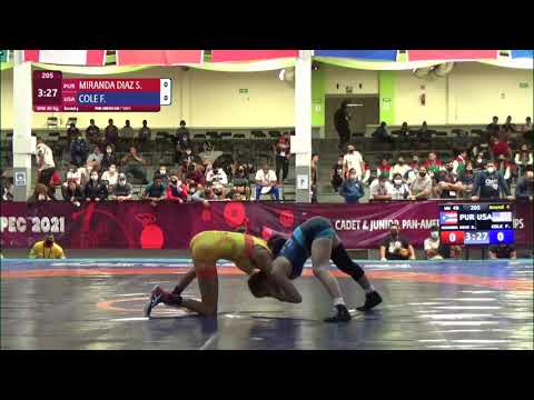 Round 4 WW - 49 kg: S. MIRANDA DIAZ (PUR) v. F. COLE (USA)