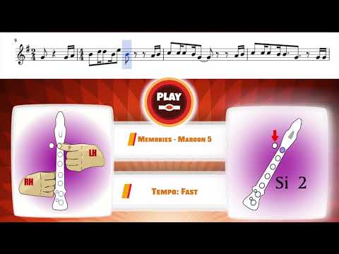 Memories | Maroon 5 | Recorder tutorial