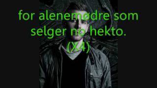 Lars Vaular - rett opp og ned    LYRICS
