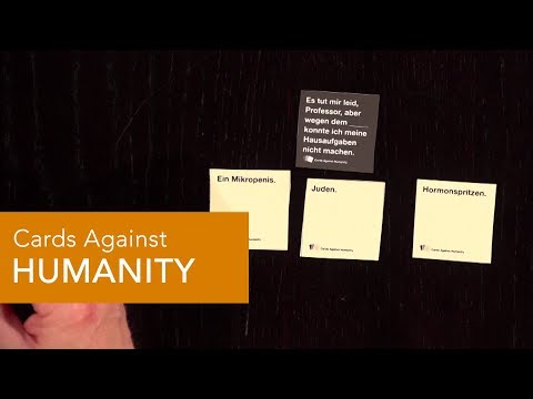 Wir spielen CARDS AGAINST HUMANITY