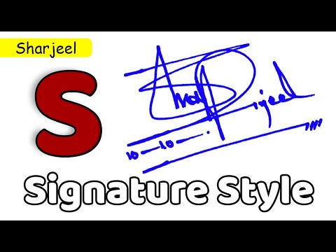 ✔️ Signature style of my name | A to Z Signature Style | Sharjeel Name Signature Style