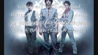 Jonas Brothers Take A Breath with Lyrics