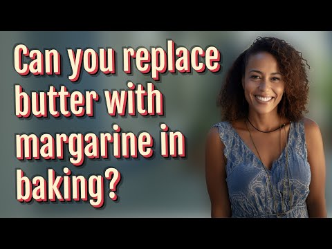 Can you replace butter with margarine in baking?