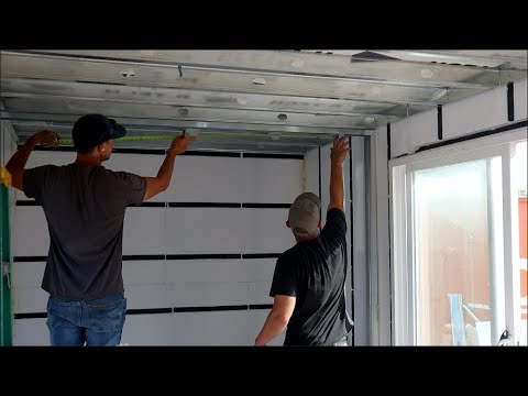 Shipping Container Guitar Studio Pt. 2 Framing & Insulation