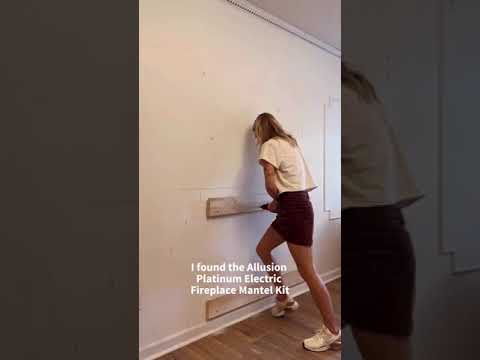 SimpliFire 50" Allusion Platinum Linear Electric Fireplace (SF-ALLP50-BK)