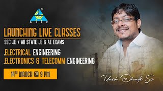 Launching Live Classes of SSC JE & State AE /JE Exams | By Dhande Sir | EC/EE
