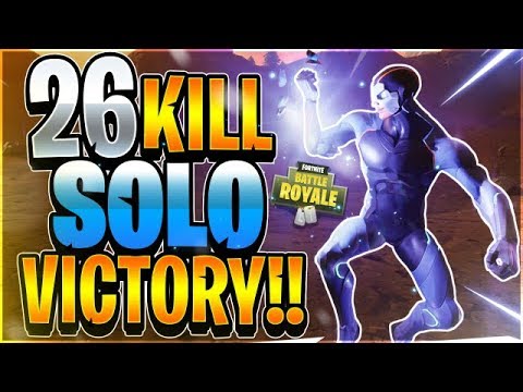 26 KILL SOLO VICTORY!! SOLO WORLD RECORD ATTEMPT #4 (Fortnite Battle Royale)