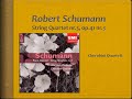 Schumann, String Quartet 3, op.41,3 - Video Score - Cherubini Quartett