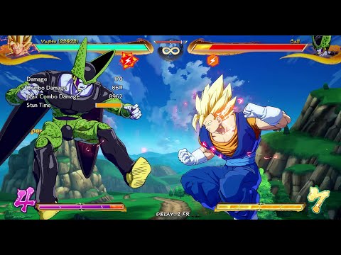 DBFZ SSJ Vegito Triple Banshee Blast Double Super Solo T.O.D Combo