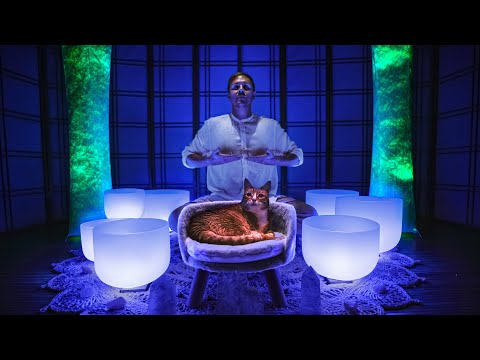 Lower Your Cortisol Sound Bath | Crystal Singing Bowls for Stress Relief