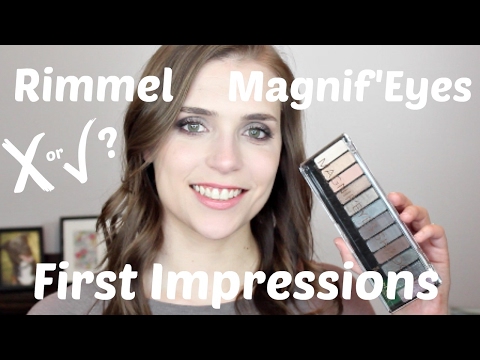 Rimmel Magnif'Eyes First Impressions! Video