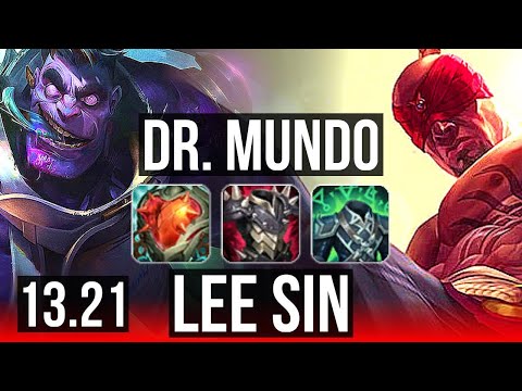 DR. MUNDO vs LEE SIN (TOP) | Comeback, 600+ games | EUW Master | 13.21