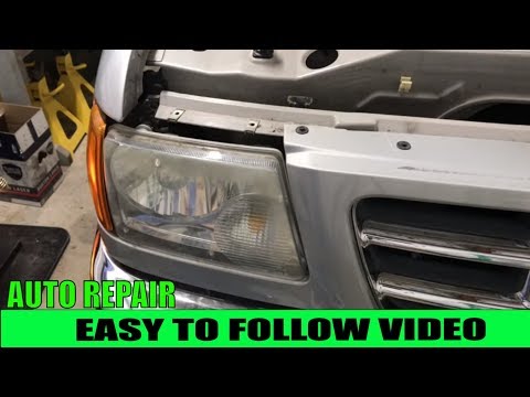 How To Remove 2001-2011 Ford Ranger Headlights👍