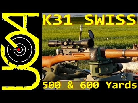 K31 Swiss - Range Day - 500 to 600 Yards Scoped Accuracy - by UGA