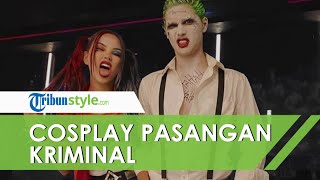 Cosplay Jadi Pasangan Kriminal, Al Ghazali dan Alyssa Daguise Ikut Rayakan Hari Halloween