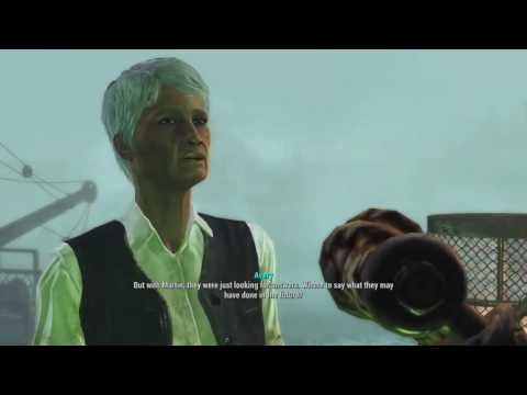 Fallout 4 Far Harbor Destroying Nucleus Base + Reactions (DiMA & Captain Avery)