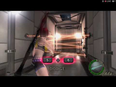 RESIDENT EVIL 4 Mila pass through Laser Trap