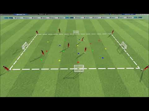 Dribbelspiel - Farbendribbeln