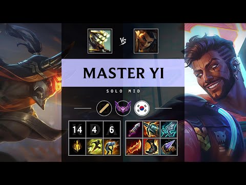 Master Yi Mid vs Akshan - KR Master Patch 25.17
