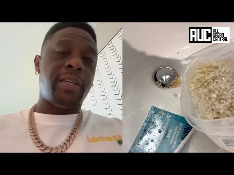 "Its Going Down In Here" Boosie Makes A Struggle Meal In the Sink Of His Hotel Room