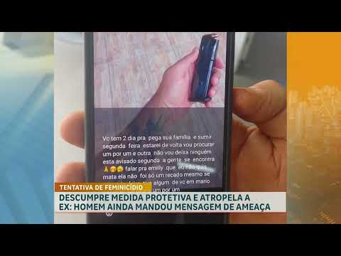 Homem descumpre medida protetiva e atropela a ex em Minas Gerais