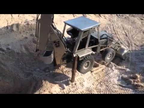 Jcb 3cx rc hydraulic 1/12 scale