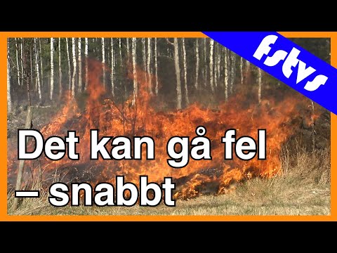 Bränna gräs – utan att starta gräsbrand