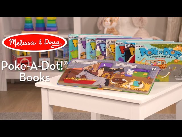  Melissa & Doug Children's Book – Poke-a-Dot: First Words (Board  Book with Buttons to Pop): 9781950013555: Books
