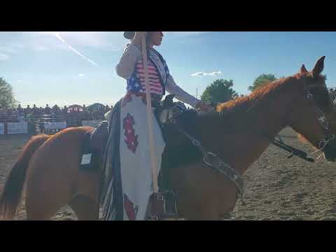 Jetta Playing The National Anthem at The Inferno Bull Riding Event