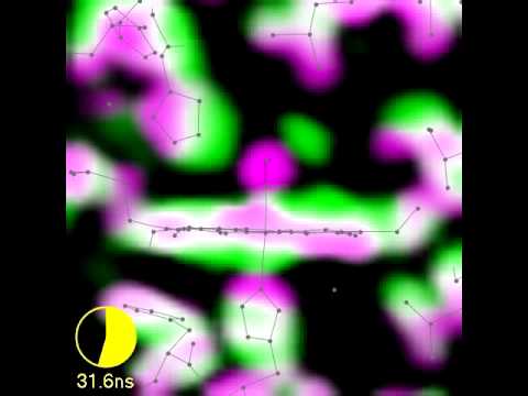 Still image from the Time-resolved structure changes in myoglobin YouTube video