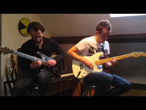 Hibria - steel lord on wheels guitar solo cover (Gaabh & Lykan)