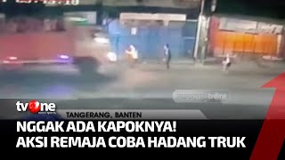 Download lagu Dan Terjadi Lagi, Aksi Tiga Remaja di Tangerang Hadang Truk | Sidik Jari tvOne mp3