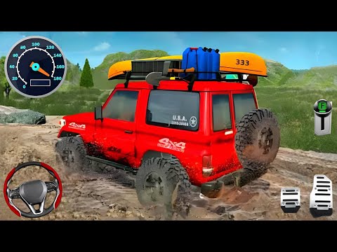 US Jeep Simulator Game 4x4 - Spintrials Cargo Jeep Driver 2025 : Android GamePlay