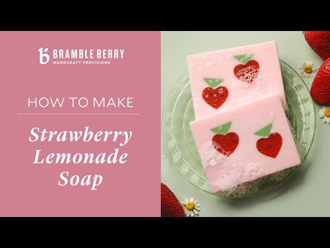 Strawberry Lemonade Soap Project