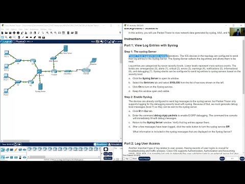 24.2.2 Packet Tracer - Logging from Multiple Sources
